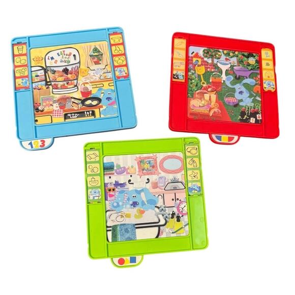 1998 Blue’s Clues Clue Finder Game Complete w/ Cards & Magnifying Glass - Picture 6 of 6